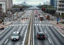 obras no viaduto da Cerb