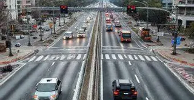 obras no viaduto da Cerb