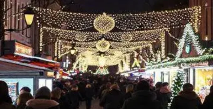 iluminação especial de Natal