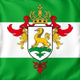brasão e bandeira da princesa