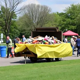 lixo durante carnaval