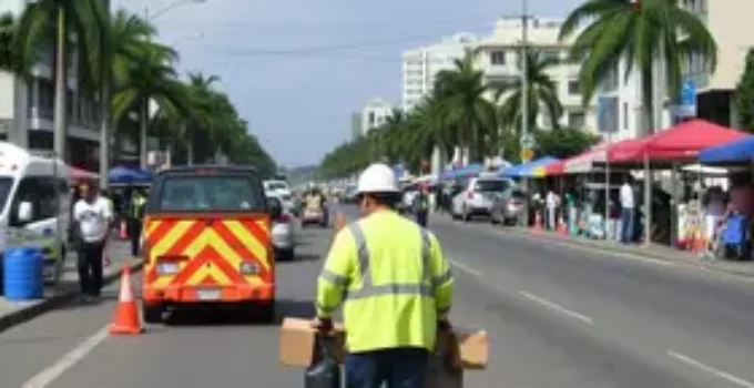manutenção de vias públicas