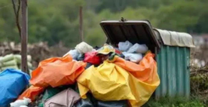 descarte irregular de resíduos