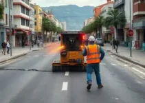 manutenção de vias públicas