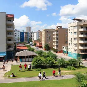 projeto de urbanização da praça da Cidade Nova