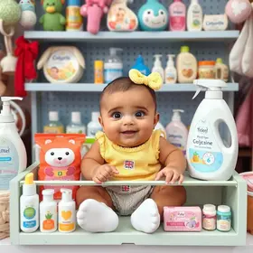 feira de produtos para bebês