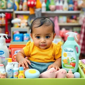 feira de produtos para bebês