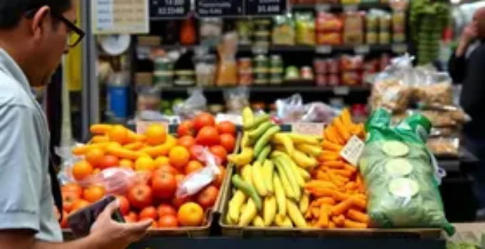 preços dos alimentos
