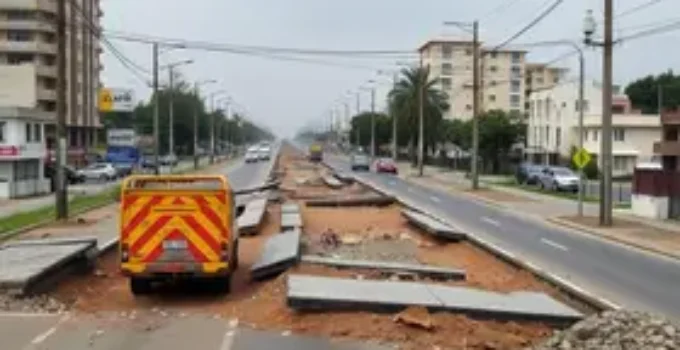 danos causados por obras da Embasa em vias do Centro