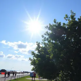Sábado e domingo com sol
