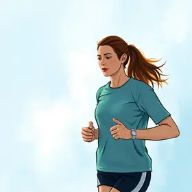 mal súbito durante corrida