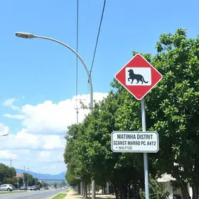 sinalização de vias públicas