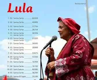 Lula altera agenda